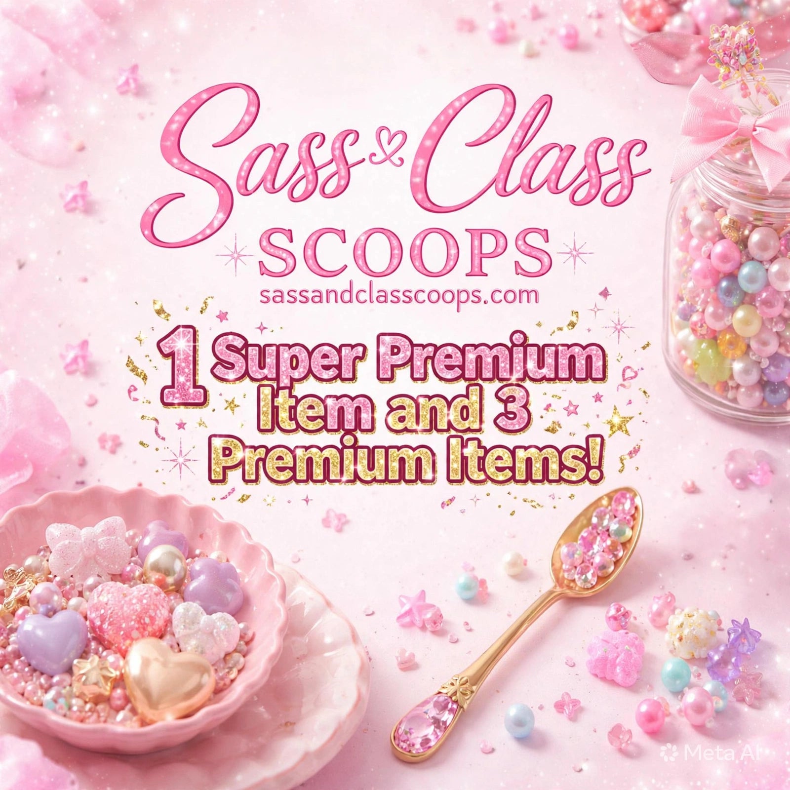 1 Super Premium Item and 3 Premium Items!
