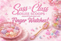 Silver Tone Finger Watch in Assorted Colors!