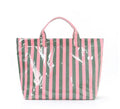 ADD-ON PVC Tote with Lines and Handles!