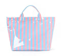 ADD-ON PVC Tote with lines and Handles!